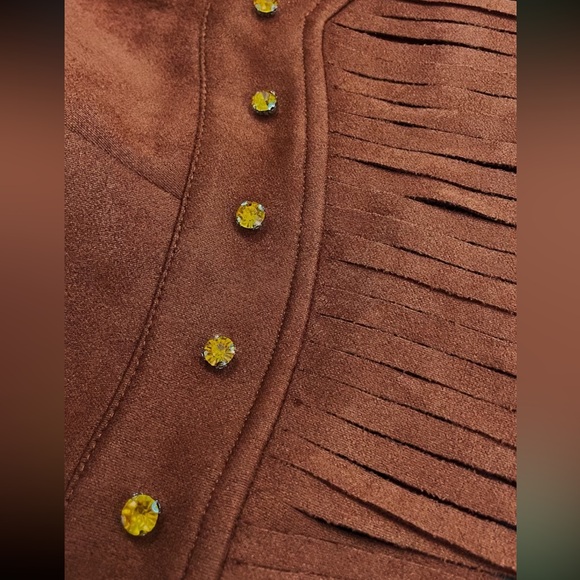 🤠 Cowgirl Vintage Studded Western Halter Top - Picture 13 of 13